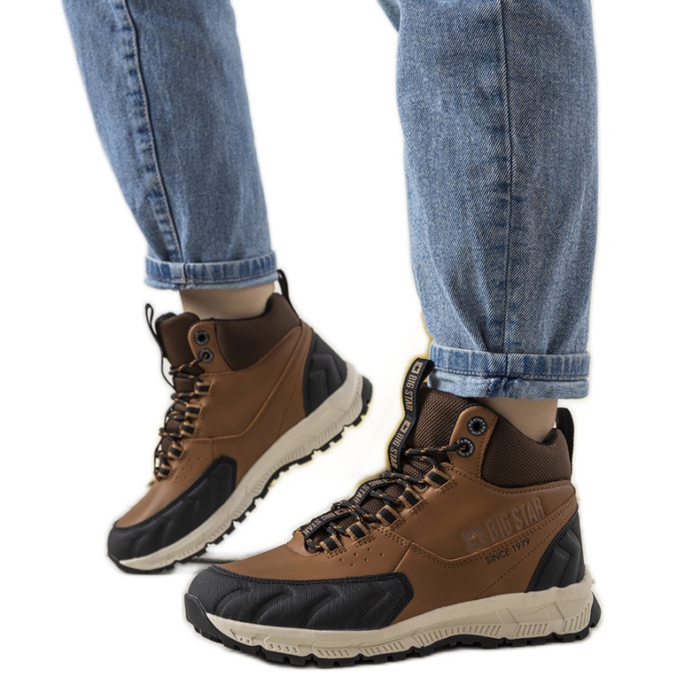 Chaussures de trekking Big Star Ivanna marron brun
