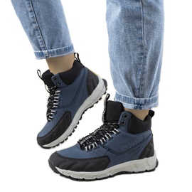 Chaussures de trekking Big Star Ivanna bleu marine noir