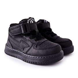 Chaussures De Sport Hautes Isolées Enfant Noir Clafi