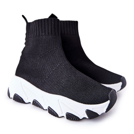 FR1 Chaussures de sport pour enfants noires pour jeunes Callobe
