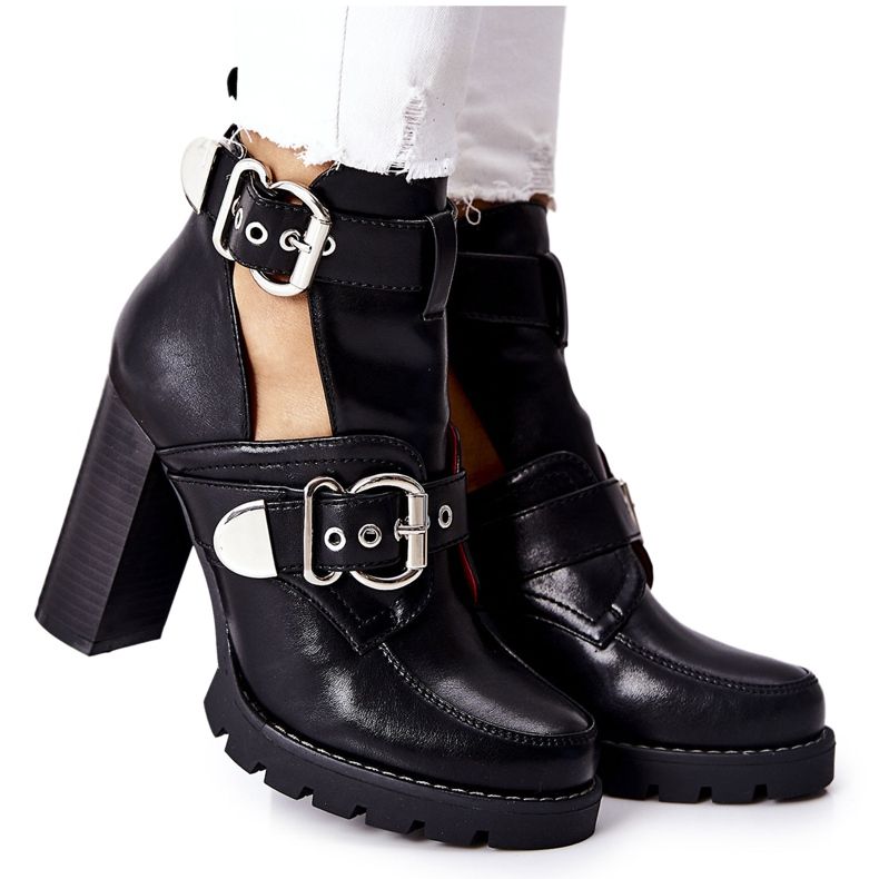 Boots On A Post Noir Boucle Bramshall le noir