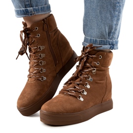 Baskets d'hiver Carmona camel brun