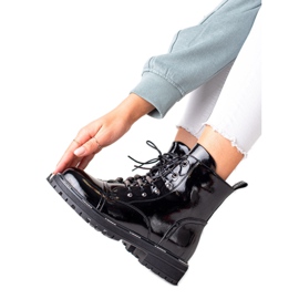 Bottines en cuir élégantes ARTIKER noir