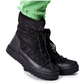 S.Barski Bottes de neige chaudes noires pour femmes Cironeus