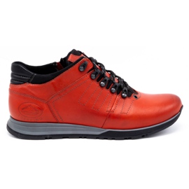 Olivier Chaussures homme bottines cuir 920MP rouge Olivier Chaussures homme bottines cuir 920MP rouge
