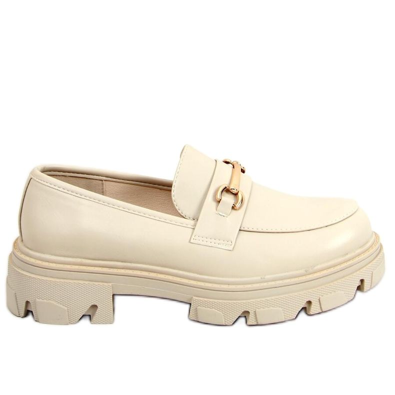 Mocassins sur semelle épaisse YY11 Beige