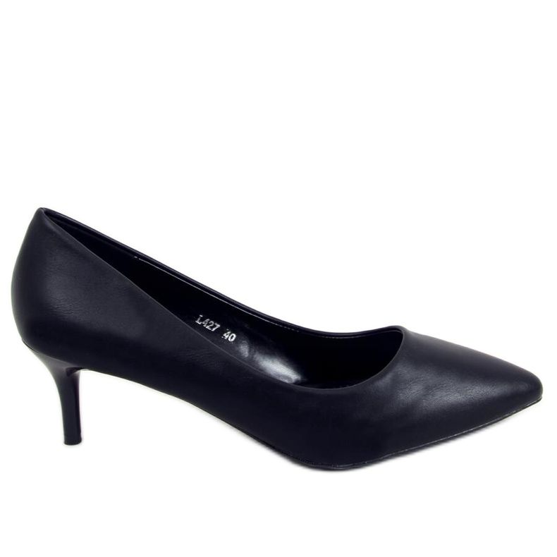 Escarpins sur un talon bas Kate Black le noir