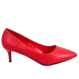 Escarpins sur un talon bas Kate Red rouge