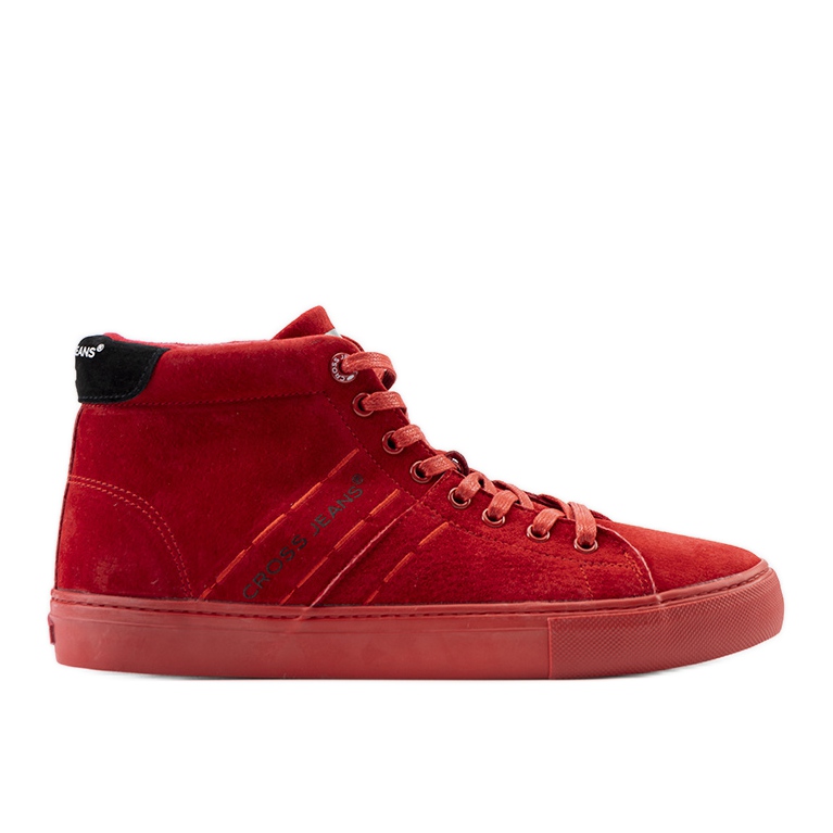 Baskets montantes homme rouges Cross Jeans Raya