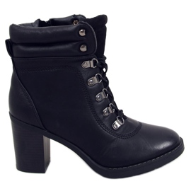 Bottines Zuzu Noir à talons hauts le noir