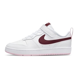 Chaussures Nike Court Borough Low 2 (PSV) BQ5451-120 blanc noir