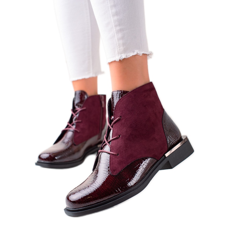 Bottines bordeaux de Sergio Leone