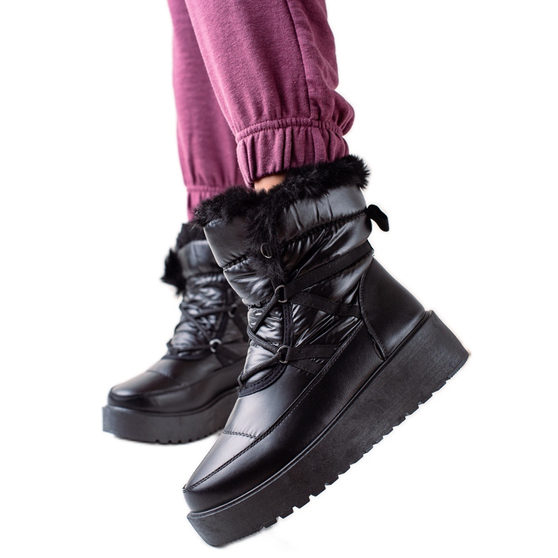 Czarne Śniegowce S. BARSKI le noir