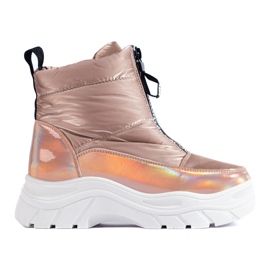 Bottes de neige sur la plateforme VINCEZA doré