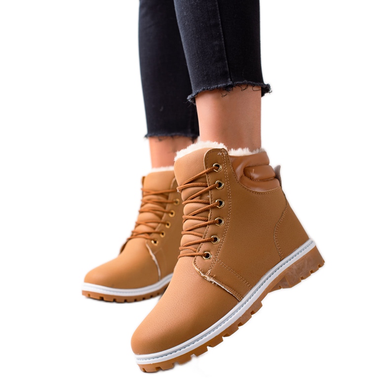 TRENDI Trappeurs de chameaux avec réchauffement brun TRENDI Trappeurs de chameaux avec réchauffement brun