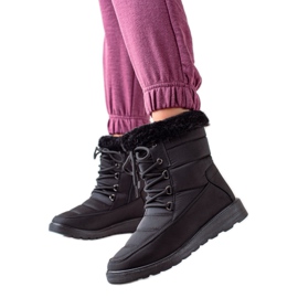 Bottes de neige VINCEZA noires claires
