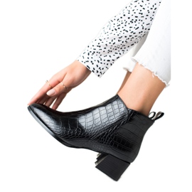 Filippo Bottes décontractées à talons hauts noir