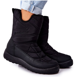 PE1 Bottes de neige chaudes noires Winessa High