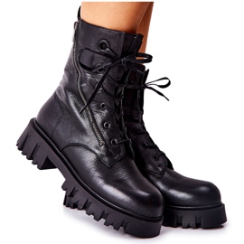 Cuir High Workers Big Star II274429 Noir