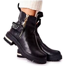 PM1 Bottes classiques à rayures Lorie noires le noir