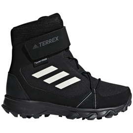 Chaussures Adidas Terrex Snow Cf Cp Cw Jr S80885 le noir