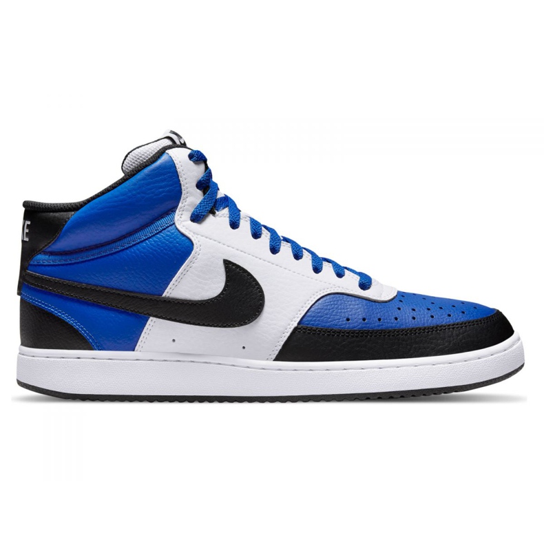 Nike Court Vision Mid Nba M DM1186-400 blanche le noir bleu