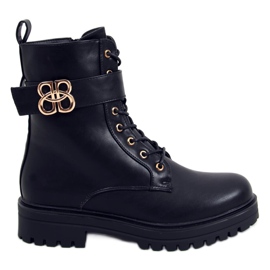 Bottes Militaires Vicky Noir