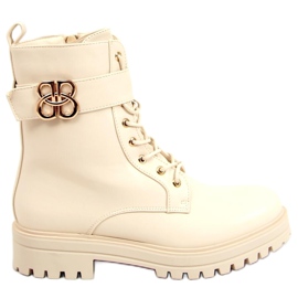 Bottes Militaires Vicky Beige Bottes Militaires Vicky Beige