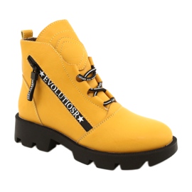 Bottes jaunes Sergio Leone BT740 noir