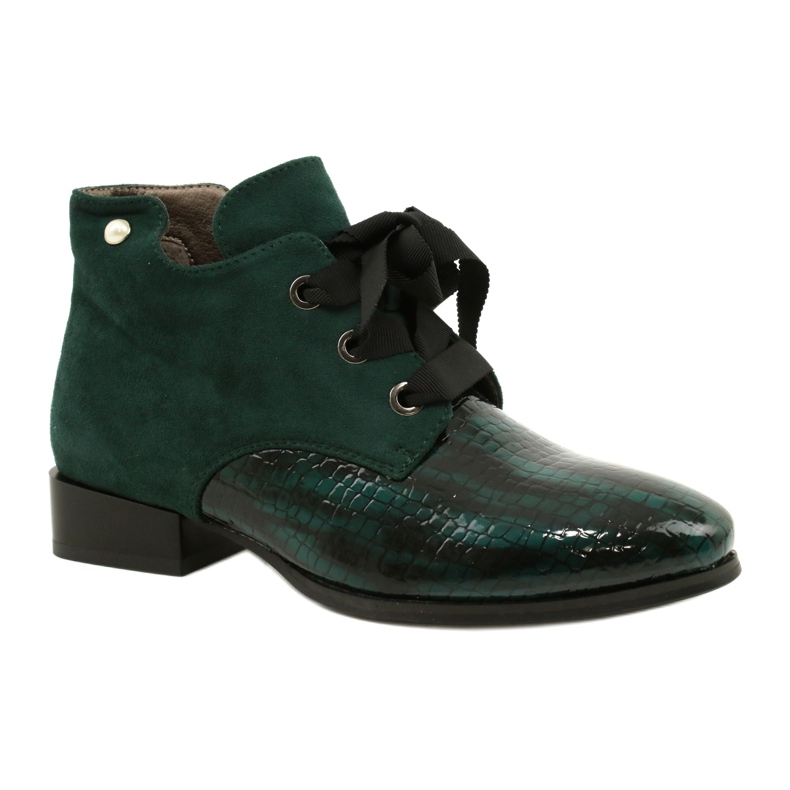 M.Daszyński Bottines Chelsea Chelated Femme Daszyński SA197-9 Vert