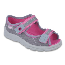 Chaussures pour enfants Befado 969Y126 rose gris
