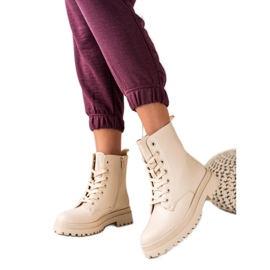 Bestelle Bottes Trapeuses Beiges Classiques