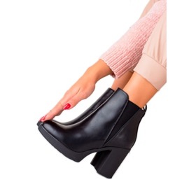 Super Mode Bottes noires chaudes le noir Super Mode Bottes noires chaudes le noir