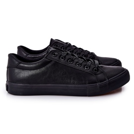 Baskets en cuir Big Star II174029 Noir le noir