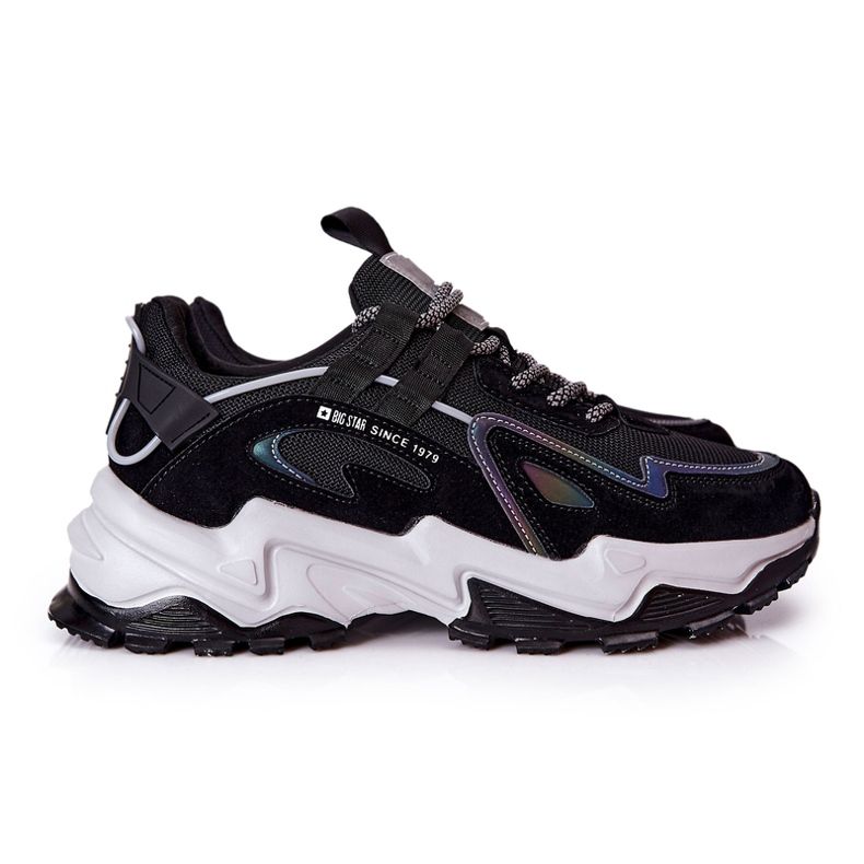 Chaussures de sport pour hommes Sneakers Big Star II174044 Noir le noir