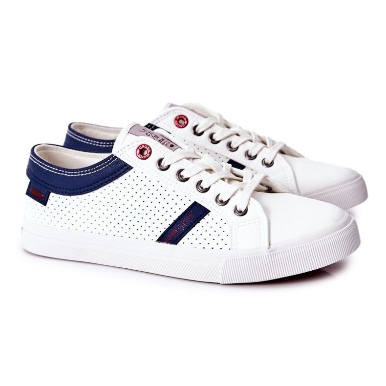 Baskets Homme Cross Jeans II1R4005C Blanc blanche Baskets Homme Cross Jeans II1R4005C Blanc blanche