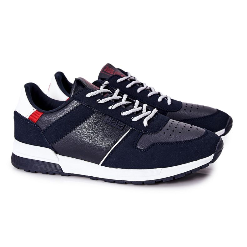 Chaussures de sport pour hommes en mousse à mémoire Big Star bleu marine II174083 Chaussures de sport pour hommes en mousse à mémoire Big Star bleu marine II174083