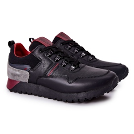 Chaussures de sport pour hommes en mousse à mémoire Big Star Black II174090 noir