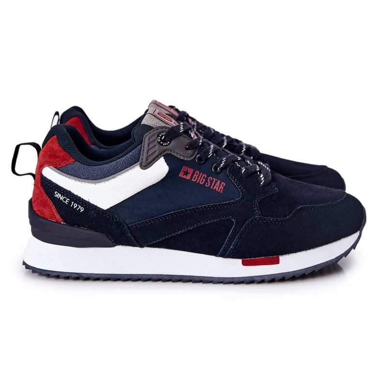 Chaussures De Sport Pour Hommes Big Star II174190 Bleu Marine