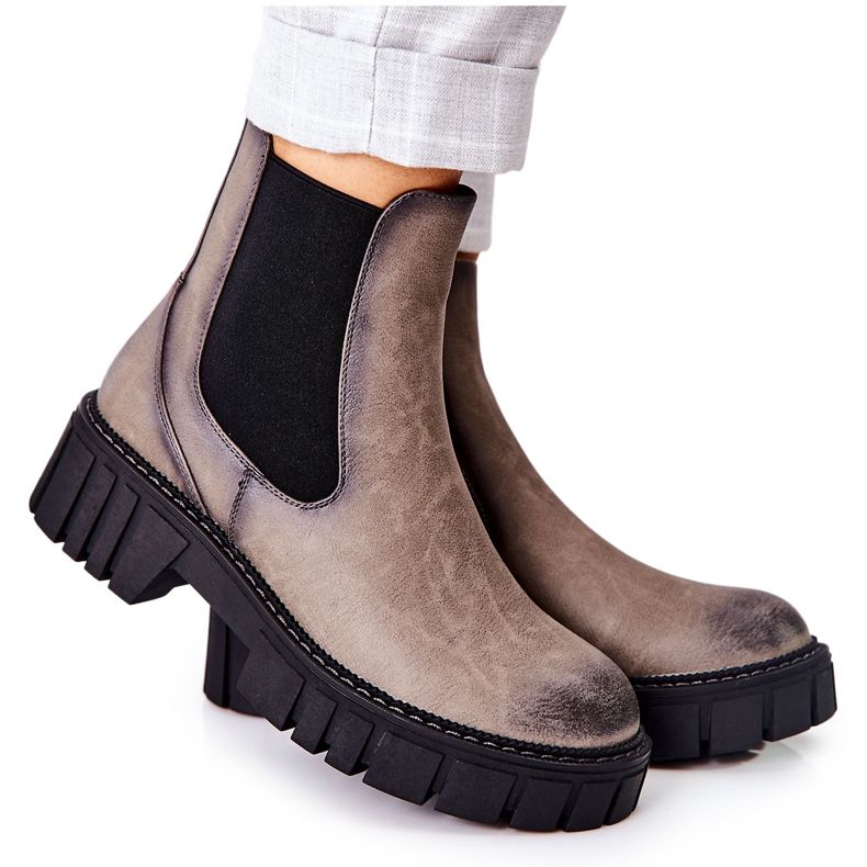 Bottes Travailleurs Warm Trapers Sergio Leone TR761 Gris Bottes Travailleurs Warm Trapers Sergio Leone TR761 Gris