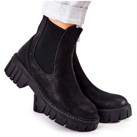 Bottes Travailleurs Isolées Trappeurs Sergio Leone TR761 Noir