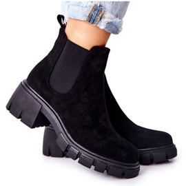 PS1 Bottes chaudes à talons hauts Black Madge noir