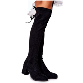 PE1 Bottes Avec Un Talon Reliure Isene le noir