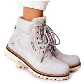 PE1 Trappeurs pour femmes Timberki avec réchauffement gris clair Tiempo PE1 Trappeurs pour femmes Timberki avec réchauffement gris clair Tiempo