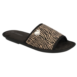 Befado Chaussures femme Inblu 155D121 beige le noir Befado Chaussures femme Inblu 155D121 beige le noir