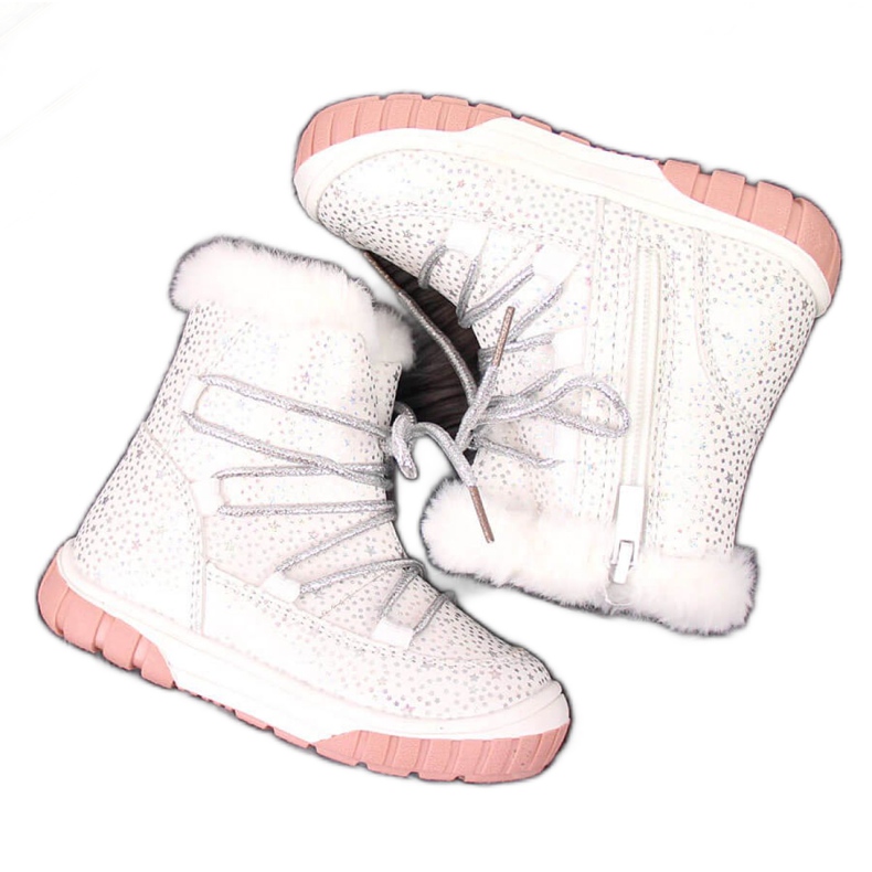 Bottines isolées Jr EVE325C blanc blanche