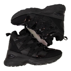 Baskets compensées Potocki W WOL37 noir le noir