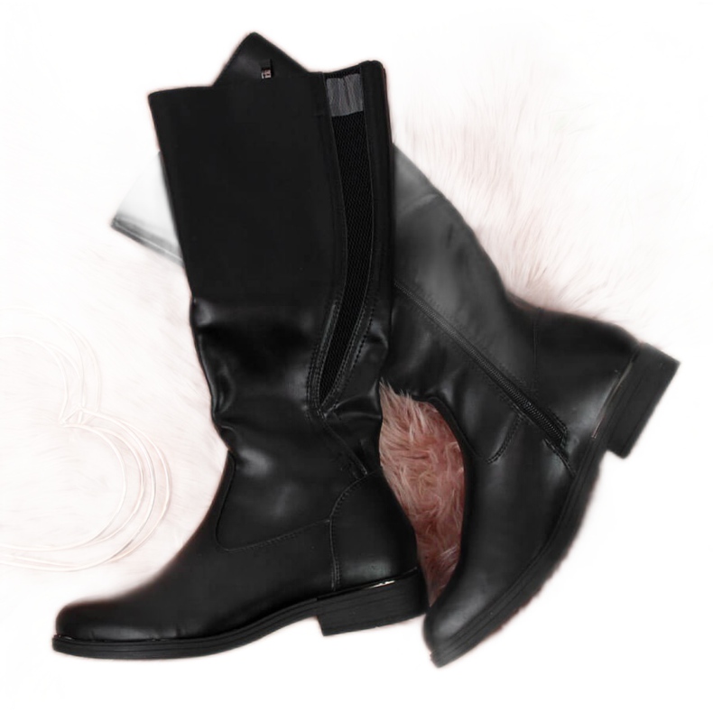 Bottes d'hiver Sergio Leone W SK350 noir le noir