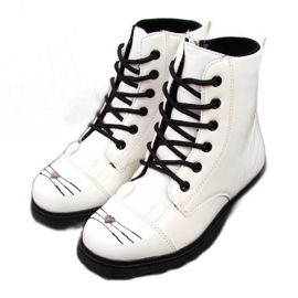 Bottes blanches pour filles isolées Jr EVE319B Bottes blanches pour filles isolées Jr EVE319B