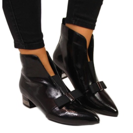 Boots coupées avec un nœud T.Sokolski W SCA145 noir le noir